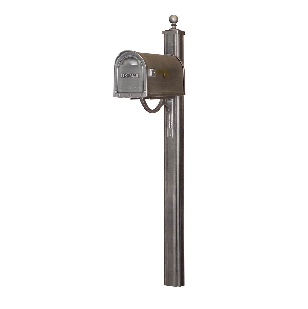 Special Lite Classic Curbside Mailbox with Main Street Mailbox Post