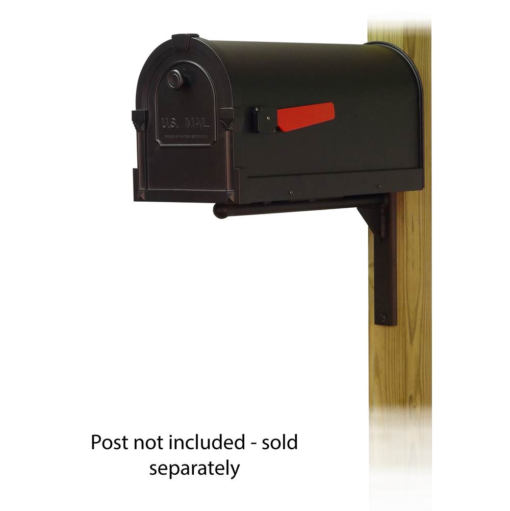 Special Lite Savannah Curbside Mailbox with Ashley front single mailbox mounting bracket