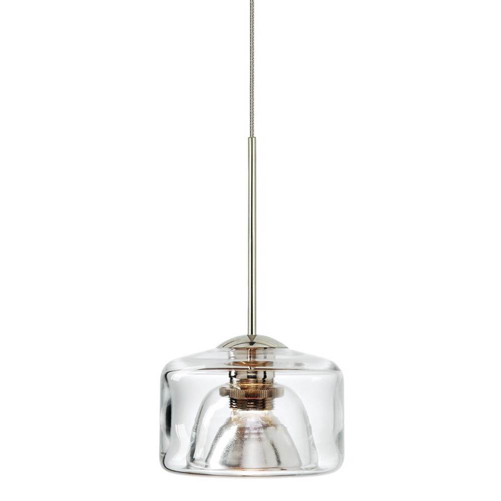Stone Lighting Pendant, Krypto, Clear, Polished Nickel, MR16, LED, 4 W, for Cable Adapter