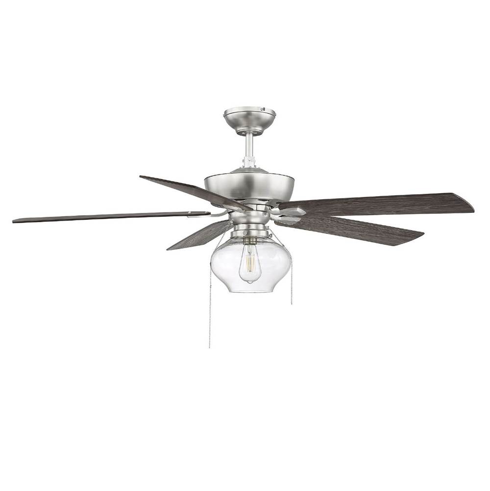 Savoy House 52'' 1-Light Ceiling Fan in Brushed Nickel