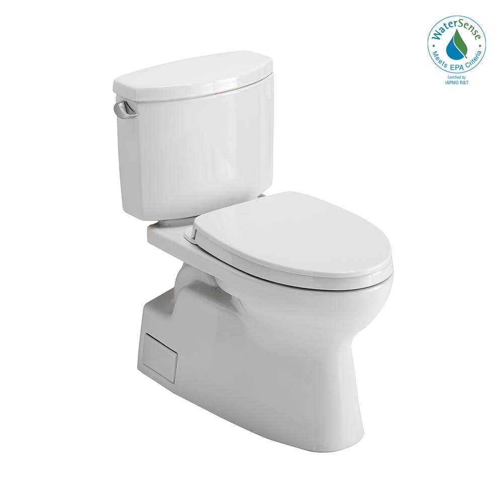 TOTO Toto® Vespin® II Two-Piece Elongated 1.28 Gpf Universal Height Toilet With Ss124 Softclose Seat, Washlet+ Ready, Cotton White