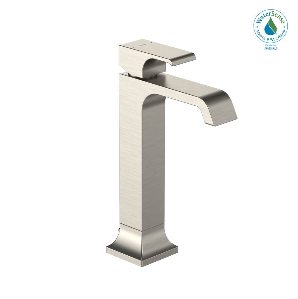 Toto GC 1.2 GPM Single Handle Vessel Bathroom Sink Faucet with COMFORT GLIDE Technology, Brushed Nickel
