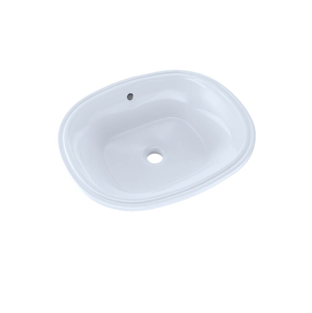 TOTO Toto® Maris™ 17-5/8'' X 14-9/16'' Oval Undermount Bathroom Sink With Cefiontect, Cotton White