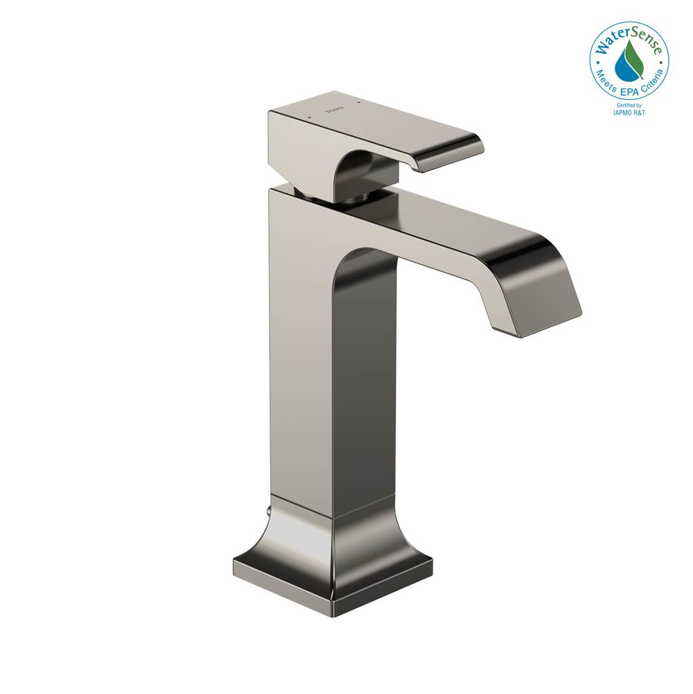 Toto GC 1.2 GPM Single Handle Semi-Vessel Bathroom Sink Faucet with COMFORT GLIDE Technology, Polished Nickel