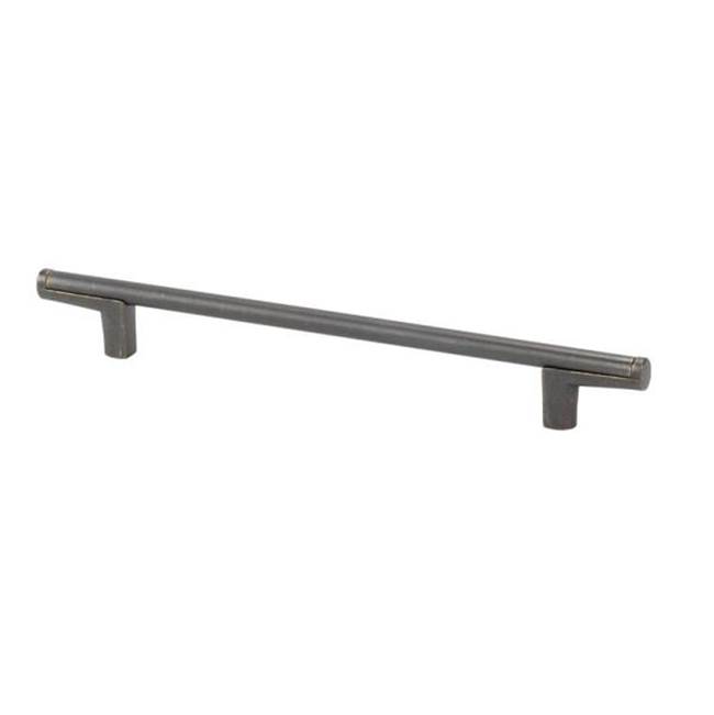Topex Thin Round Bar Cabinet Pull Handle Dark Bronze 160mm