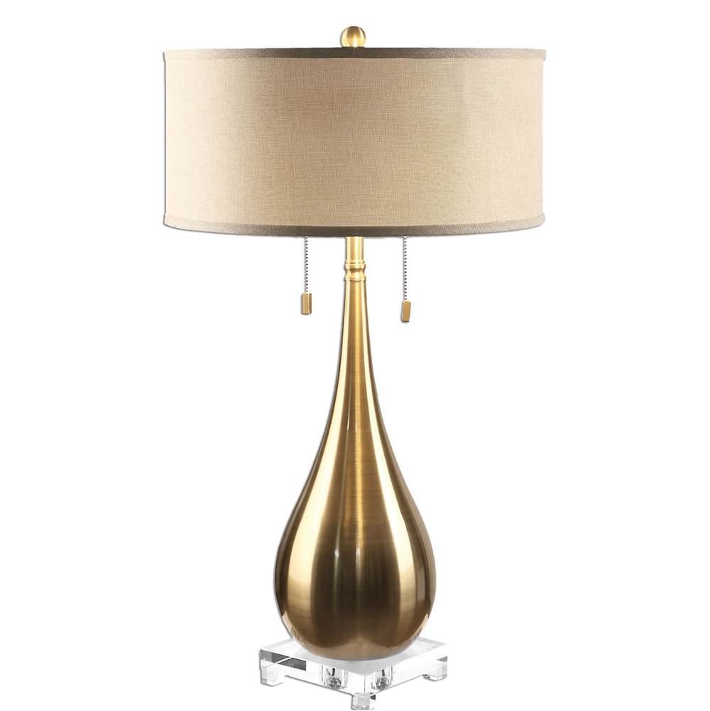Uttermost Uttermost Lagrima Brushed Brass Lamp