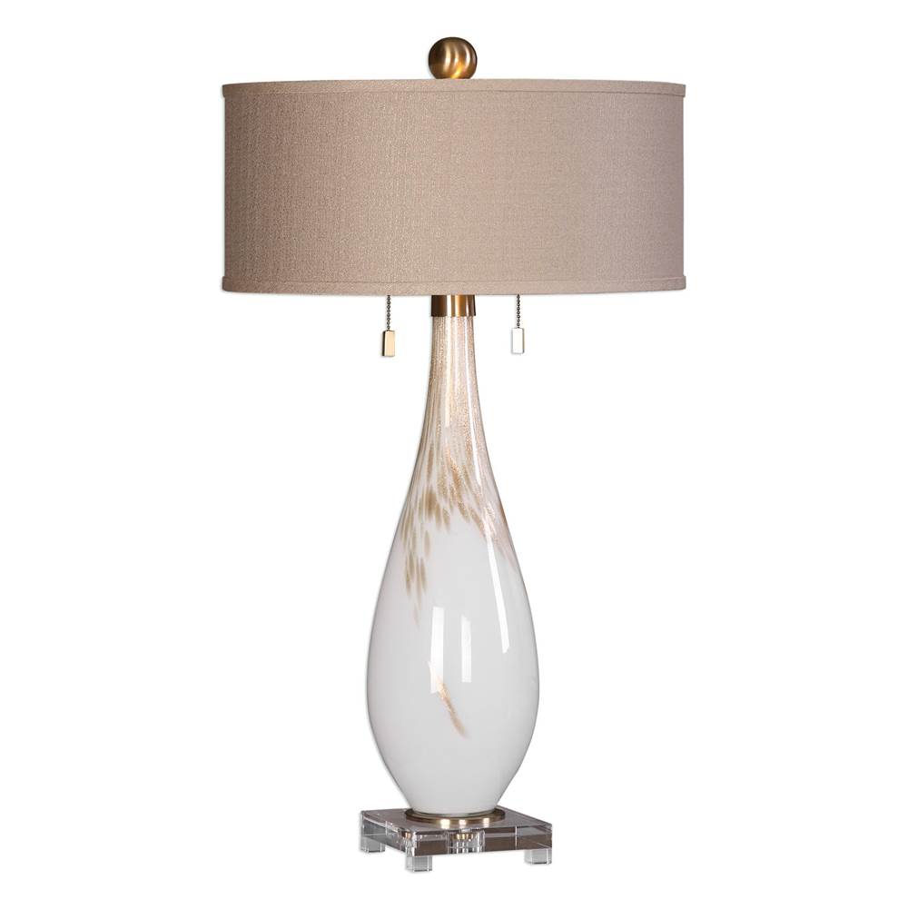 Uttermost Uttermost Cardoni White Glass Table Lamp