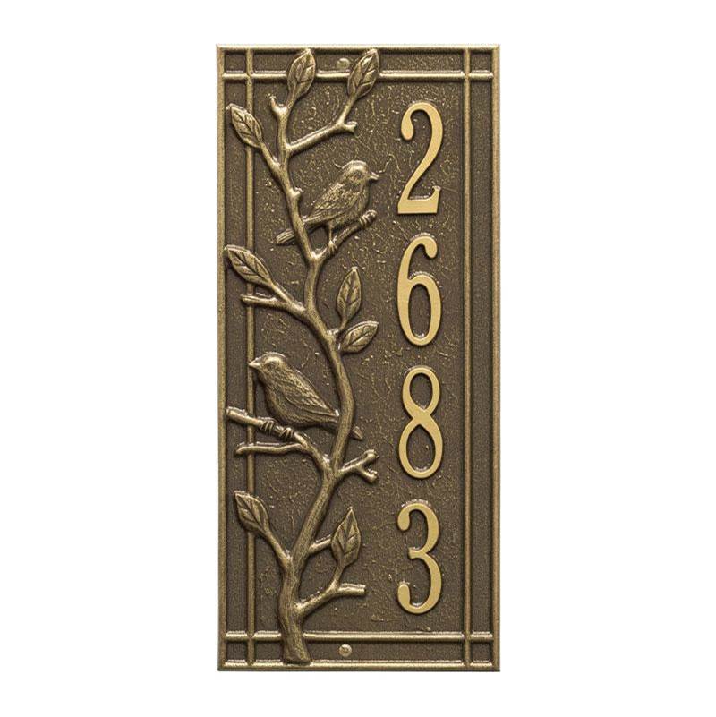 Whitehall Products Personalized Woodridge Vertical Wall Plaque