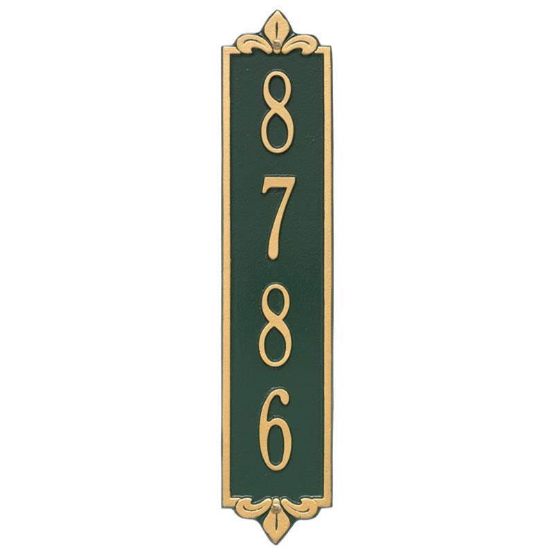 Whitehall Products Personalized Lyon Vertical Wall Plaque