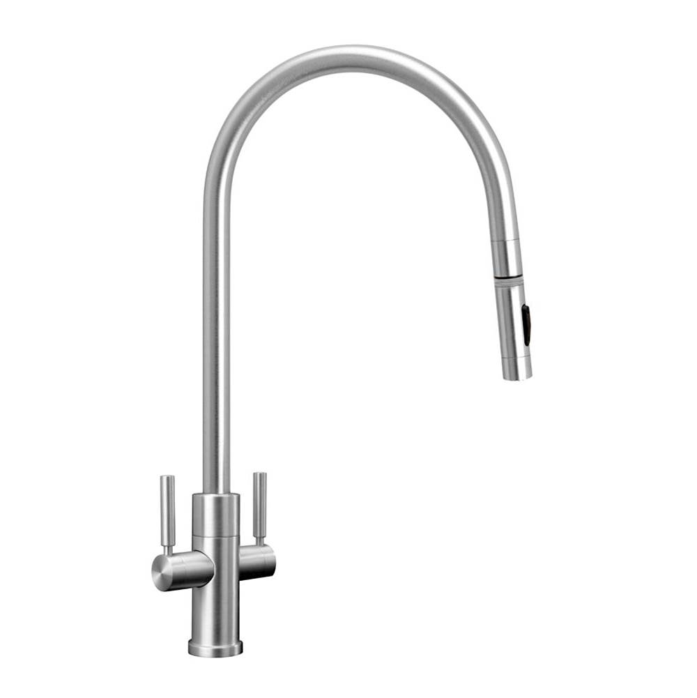 Waterstone Modern Extended Reach 2 Handle Plp Pulldown Faucet - Toggle Sprayer