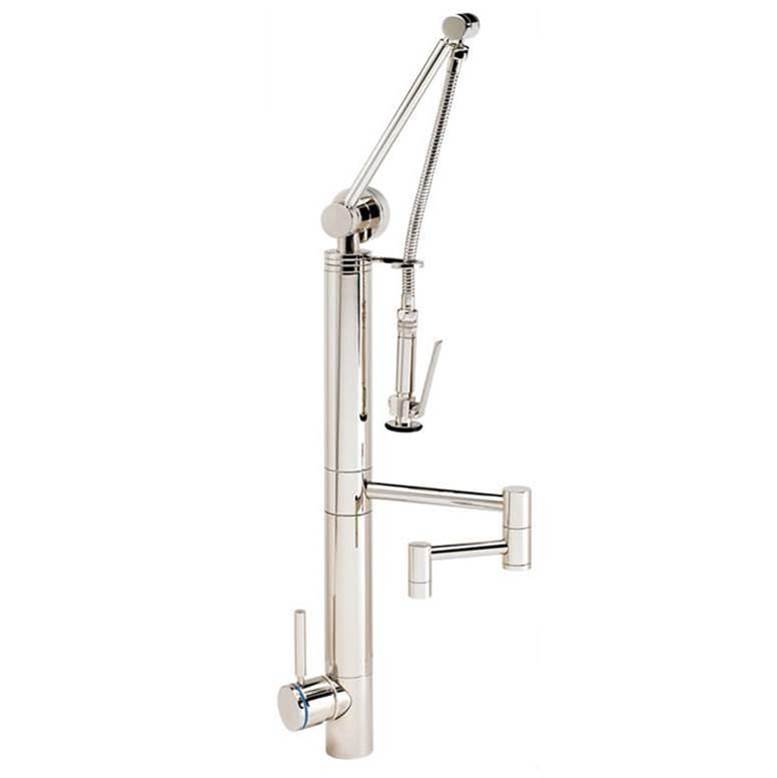 Waterstone Waterstone Contemporary Gantry Pulldown Faucet - 18'' Articulated Spout