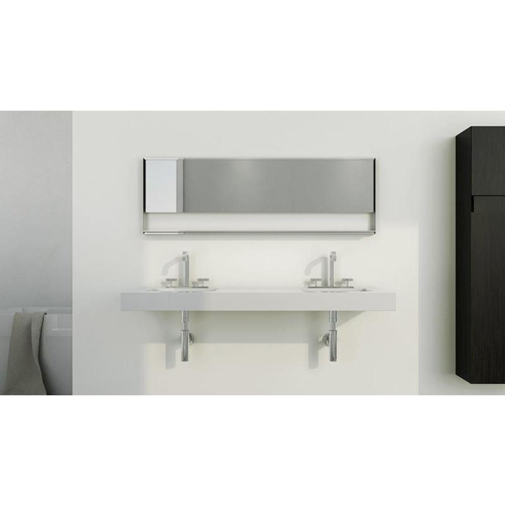 WETSTYLE Bracket System For 48 Inch Lavatory - Stainless Steel