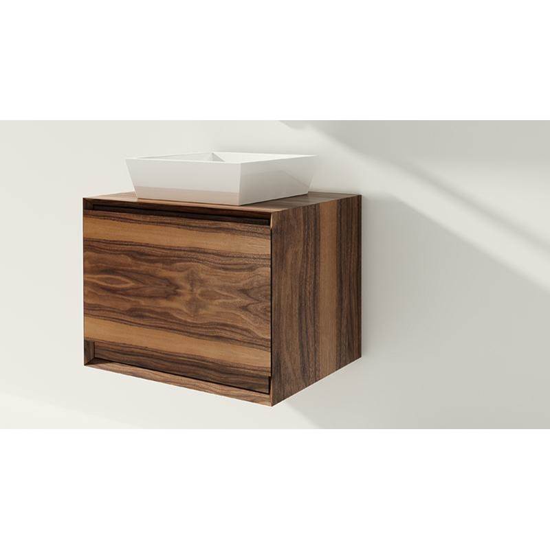 WETSTYLE Furniture ''M Metro'' - Vanity Wall-Mount 24 X 18 - 18 Depth - Oak Coffee Bean
